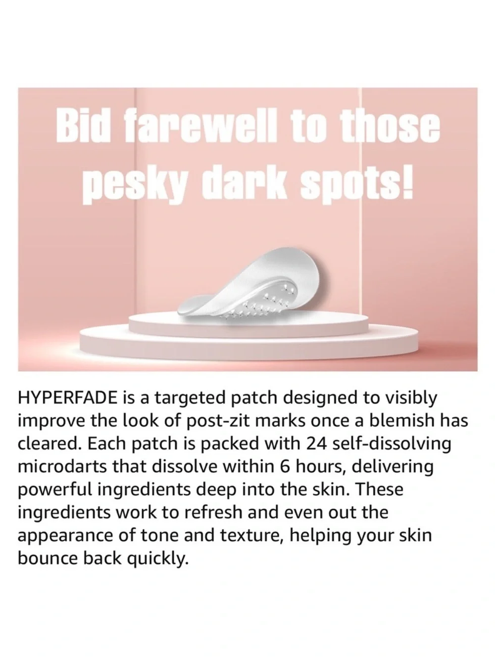 2 Boxes ZitSticka HYPERFADE Dark Spot Microdart Blur Patches, 24 Total Patches